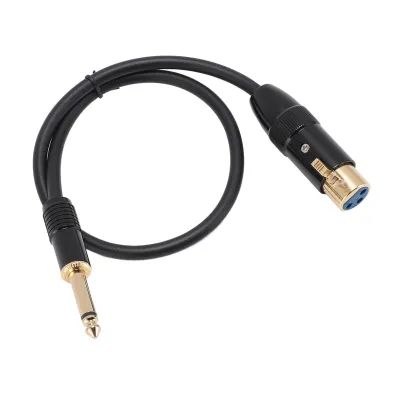 Produktbild von XLR Buchse auf 6 35mm Mono Stecker Kabel XLR Buchse auf 1/4 Zoll Mono Stecker Kabel XLR auf 6 35mm Mikrofon Kabel XLR Buchse auf 6 35mm Mono Klinke Kabel