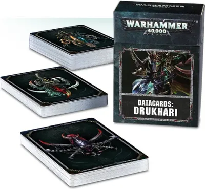 Produktbild von Warhammer 40 K - Drukhari Datakarten: Drukhari EN