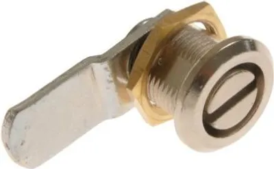 Zdjęcie produktu dla Euro-Locks B826 Mini zamek dźwigniowy na monety z kluczem profilowanym, długość gwintu 12,8 mm