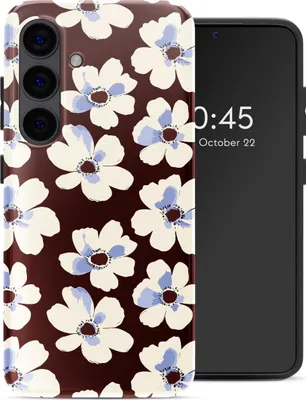 Zdjęcie produktu dla Selencia Vivid Backcover dla Samsung Galaxy S24 - Choco Flower Pop
