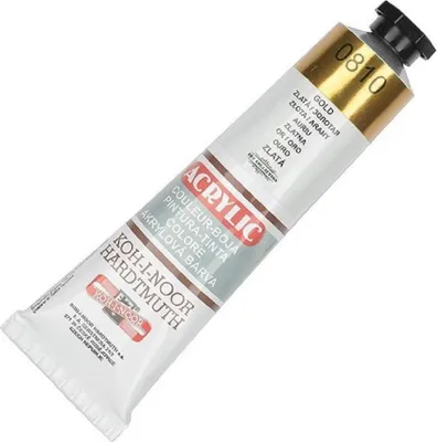 Obrázok produktu pre Koh-i-noor 162739/0830 - akrylová farba 40 ml, zlatá