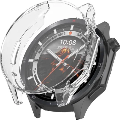 Produktbild von TPU Schutzhülle für OnePlus Watch 3 46mm elektroplattiertem Rahmen Transparent