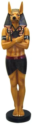 Immagine prodotto di Anubi grande 180 cm 180 cm di altezza figura decorativa - vetroresina - grandezza naturale - per esterni