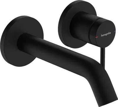 Produktbild von hansgrohe Tecturis S Einhebel-Waschtischarmatur Unterputzmodell für Wandmontage, EcoSmart+, Ausladung 165mm, 73350670