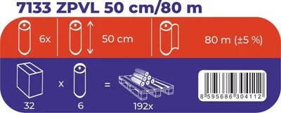 Zdjęcie produktu dla LINTEO Podkład medyczny ZPVL 2vr celuloza 50 cm/80 m