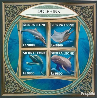 Produktbild von Briefmarken Sierra Leone 2017 Mi 9200-9203 Kleinbogen (kompl. Ausg.) postfrisch Delfine