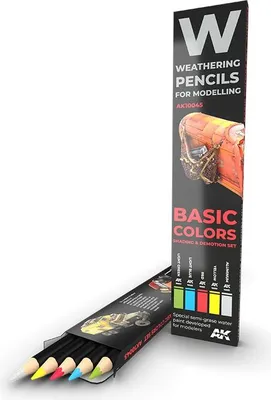 Produktbild von Ak Interactive Watercolor Pencil Set Basic Colors