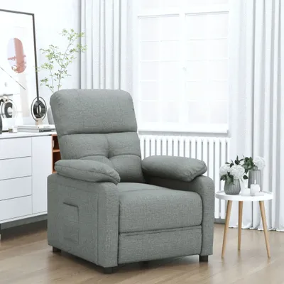 Produktbild von The Living Store Relaxsessel Dunkelgrau Stoff