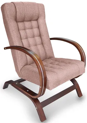 Produktbild von ANMIL FINKA TOFI Relaxsessel in Rosa 66 x 102 x 74 cm Komfortabler Polstersessel mit Holzgestell, Chrom-Zierleiste und Gestepptes Polsterung