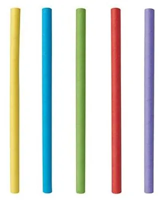 Produktbild von Cocktail Trinkhalme, Papier Ø 7 mm · 15 cm farbig sortiert