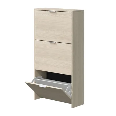 Obrázek produktu pro Skříňky na boty >Shoe Cabinets< z dubového dřeva – 60 x 113 x 22 (š x v x h)