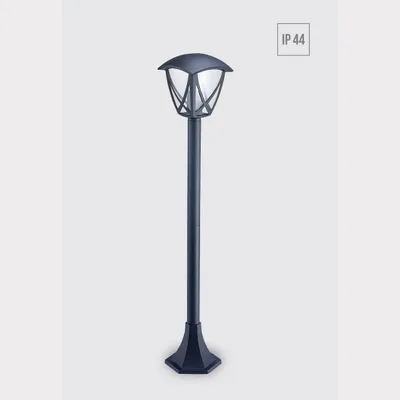 Produktbild von Wegeleuchte SPLIT 1xE27/40W, IP44, schwarz L: 170, B: 170, H: 930, dimmbar