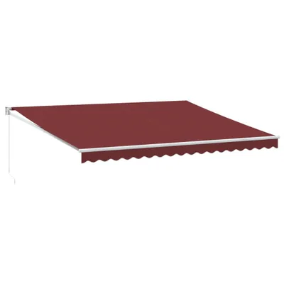 Produktbild von Markise Manuell Weinrot 450x300 cm