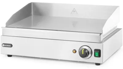 Immagine prodotto di Piastra grill Hendi Profi Line con bordo alto liscio in acciaio inox 380x550x240mm
