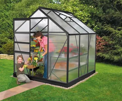Obrázek produktu pro Vitavia "Venus 3800" skleník černý 3,8 m² 4 mm HKP