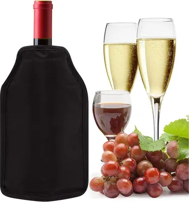 Produktbild von Weinkühler-Hülle langlebig Gel-Kühler Prosecco Champagner Bier Weinflaschen