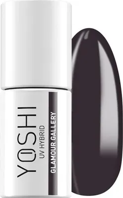 Produktbild von Yoshi | Hybrid-Nagellack - 426 Glamour Gallery - Hybrid-Gellack - Hybridlack - UV LED - 6ml - Profi Qualität - Schwarz
