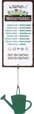 Produktbild von Gilde Alu.... Schild Wetterstat. Garten VE 6 46178