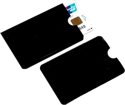 Zdjęcie produktu dla INF Etui na karty z blokadą RFID, 12 sztuk Czarny