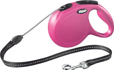 Produktbild von flexi New Classic M Seil 8 m pink