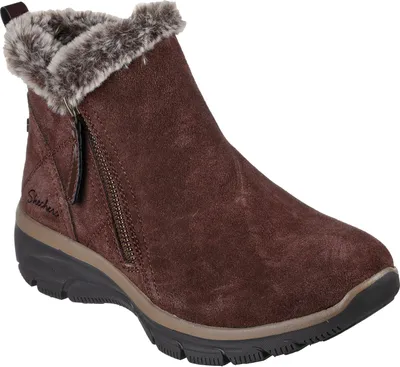 Produktbild von Skechers Easy Going - High Zip - Chocolate Leder/Synthetik Größe: 35 Normal