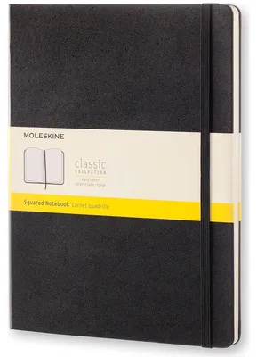 Zdjęcie produktu dla Moleskine 805-12-7289-529-2, Monochromatyczny, Czarny, Matowy, 70 g/m², Papier w kratkę, Twarda okładka