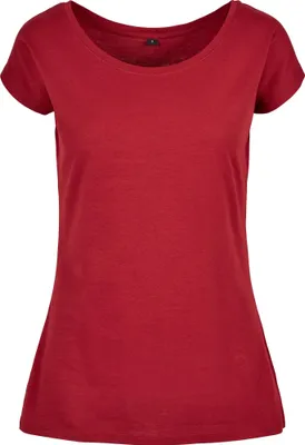 Produktbild von Build Your Brand - T-Shirt Weite Öffnung für Damen LT3457 (5XL) (Burgunderrot)