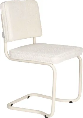 Produktbild von 2er Set Zuiver Ridge Kink Esszimmerstuhl Stahl/Polyester