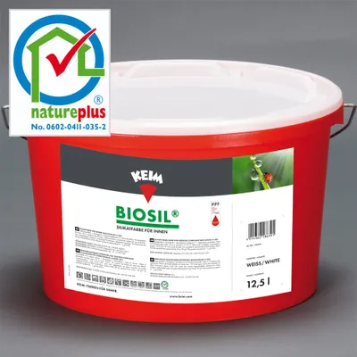 Produktbild von Keim Biosil Silikatfarbe für innen stumpfmatt weiß 12,5 Liter Deckkraft 1