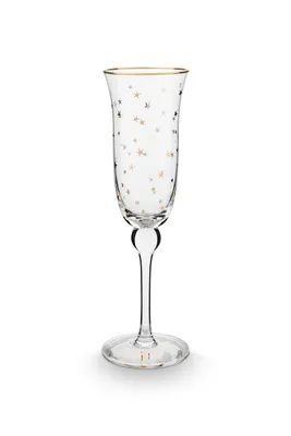 Produktbild von PIP STUDIO Stars Champagnerglas gold 0,22l