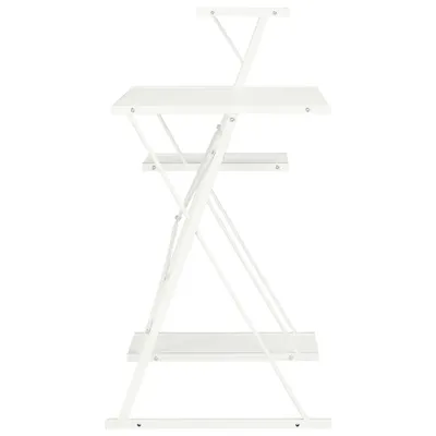 Produktbild von "Winter Sale" Kommoden - Weiß Schreibtisch mit Regal Weiß 116×50×93cm DE2421593