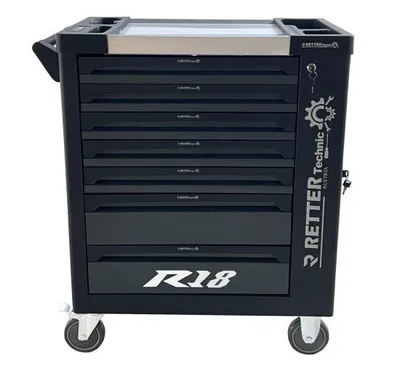 Produktbild von RETTER R18 VDE-Werkzeugwagen 7 Schubladen mit VDE Werkzeugset