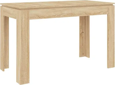 Produktbild von vidaXL Esstisch Sonoma-Eiche 120x60x76 cm Holzwerkstoff