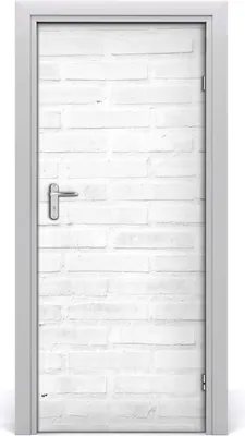 Produktbild von Tulup Türaufkleber 85x205 cm Dekorative Aufkleber Selbstklebend Wasserdichte Tapete Abnehmbar Schlafzimmer Wohnzimmer Wohnkultur - Ziegelwand