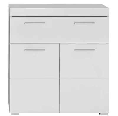 Obrázok produktu pre Kúpeľňová skrinka Rootz – skrinka – lesklá – 73 x 79 x 31 cm