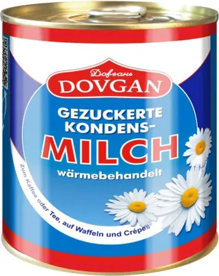 Produktbild von DOVGAN gezuckerte Kondensmilch, 8% Fett 370g