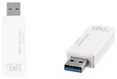 Zdjęcie produktu dla T'nB READERSD3, MMC, MicroSD (TransFlash), SD, SDHC, SDXC, Biały, USB 3.2 Gen 1 (3.1 Gen 1)
