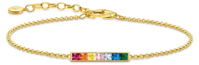 Immagine prodotto di Thomas Sabo A2068-996-7-L19v Bracciale da donna Pietre colorate Colore oro