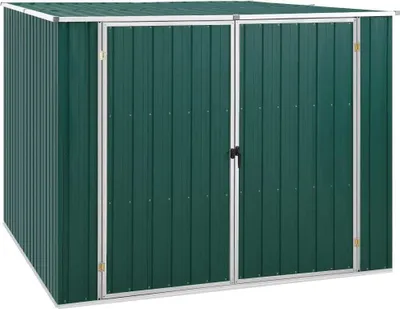 Immagine prodotto di vidaXL Casetta da giardino verde 195x198x159 cm Acciaio zincato