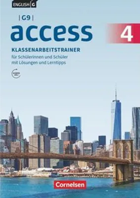 Immagine prodotto di English G Access - G9 - Band 4: 8. Schuljahr - Klassenarbeitstrainer mit Audios und Lösungen online