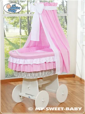 Immagine prodotto di Cestino per bambini con tettuccio - Rosa Bellamy