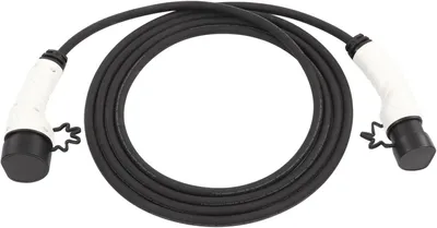 Immagine prodotto di Cavo di ricarica per veicoli elettrici - Cavo di ricarica per auto - Auto elettrica - Tipo 2 IEC 62196-2 - 5 metri - Nero