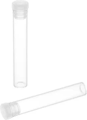 Productafbeelding van 100 stuks platte vloerglazen - globuligglazen - transparante laboratoriumglazen