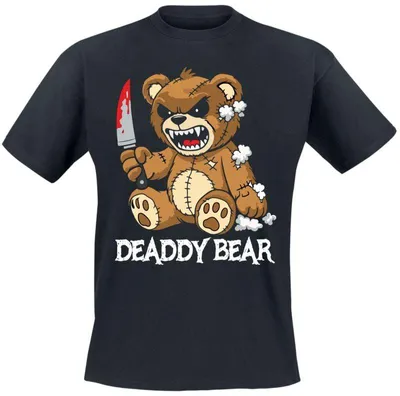 Produktbild von Tierisch T-Shirt Herren Deaddy Bear schwarz M