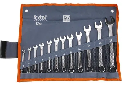 Produktbild von Extol Premium Ringmaulschlüssel, Set 12 Stück, 6333