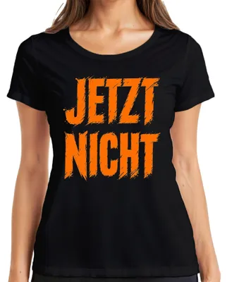 Immagine prodotto di Maglietta da donna, colore nero, taglia S, con scritta "Adesso non è divertente, pigrizia", ideale come regalo per l'ufficio, con un tocco di sarcasmo