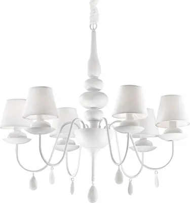 Obrázok produktu pre Ideal Lux BLANCHE SP6, 6 žiaroviek, E14, IP20, Biela