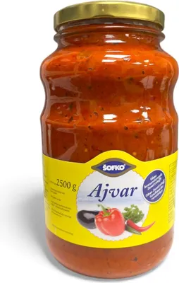 Produktbild von SOFKO Ajvar mild 2.5kg Paprikagemüsezubereitung Paste Aufstrich