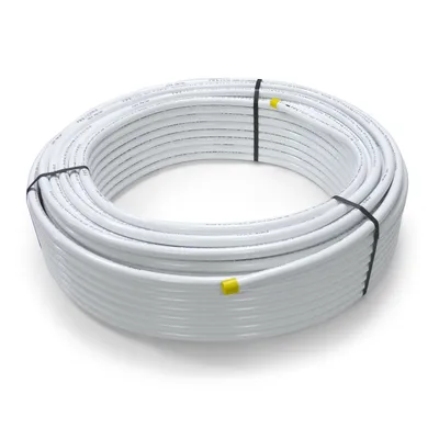 Produktbild von Pipetec Aluverbundrohr 20x2mm 100m Mehrschichtverbundrohr Mehrschichtrohr weiß