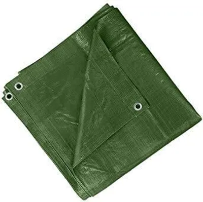 Produktbild von Abdeckplane Gewebeplane 120g/m2 Grün Plane Professionell Schutzplane PE Plane Bootsplane Gartenplane Wasserdicht Winterfest Abdeckung für Holz Dick und Robust Wetterfest (3x3m)